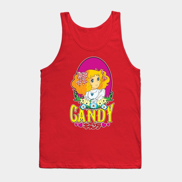 Candy Candy Tank Top by santanafirpo